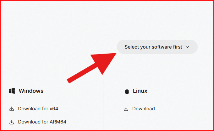 Download Installer Step 1